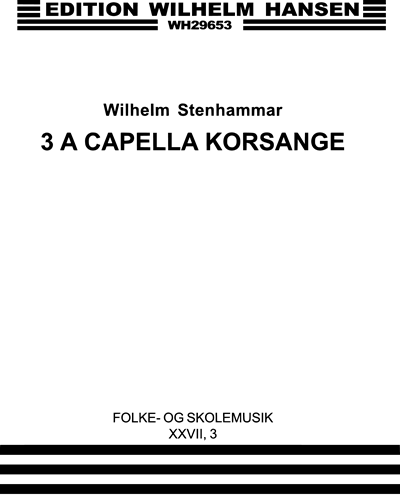 3 a capella korsange
