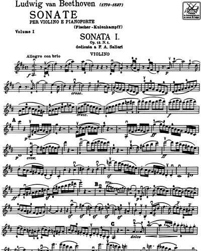 Sonate Vol. 1 n. 1-5