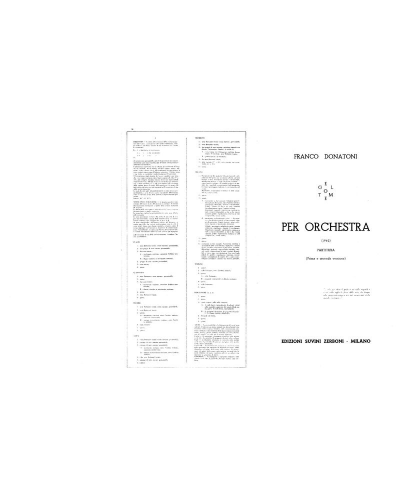 Per orchestra