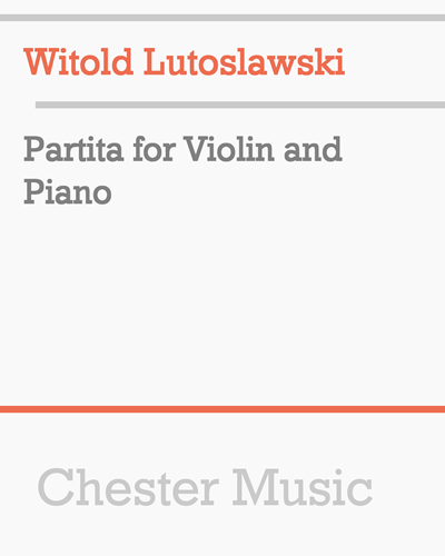 Partita for Violin and Piano