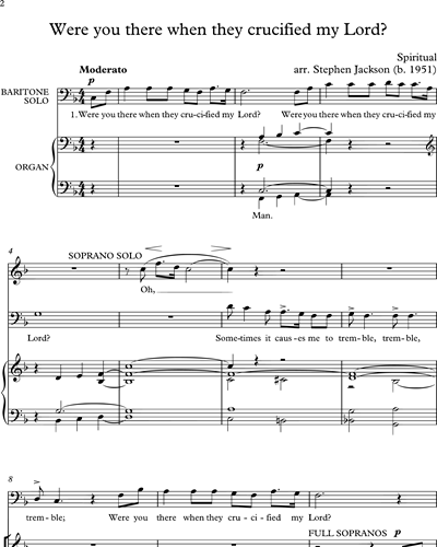 Baritone & Soprano & Mixed Chorus SATB & Organ