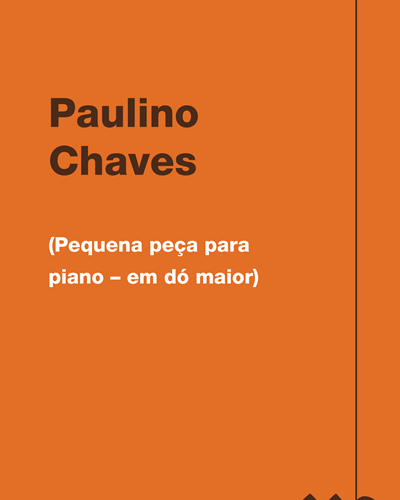 (Pequena peça para piano – em dó maior)