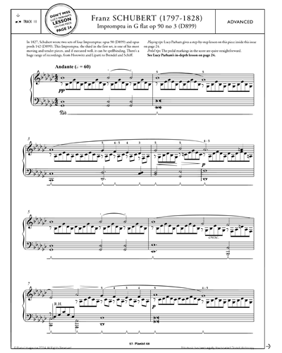 Impromptu in G flat Op. 90 No. 3 (D899)