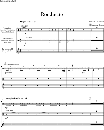 Percussion 1 - 3