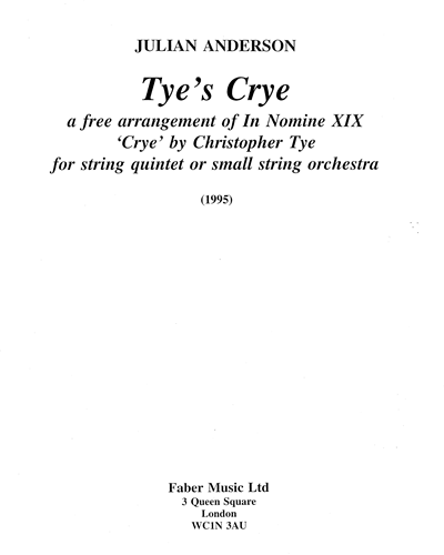 Tye's Crye