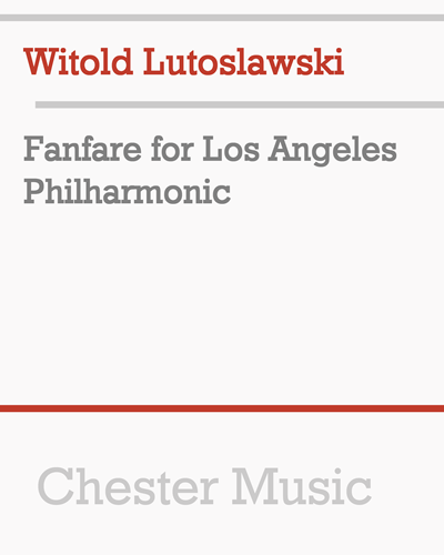 Fanfare for Los Angeles Philharmonic