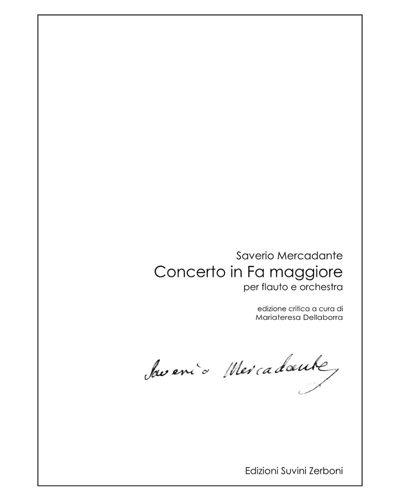 Concerto for Flute in F major