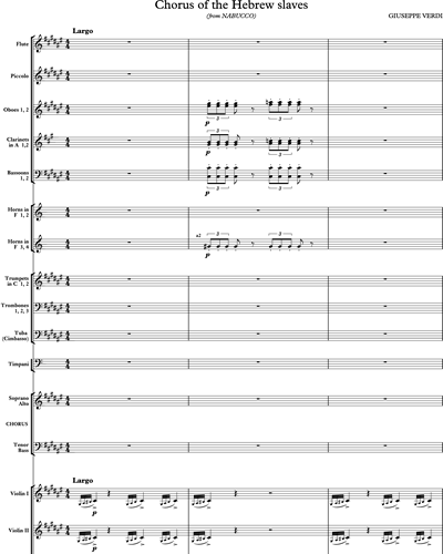 Full Score & Mixed Chorus