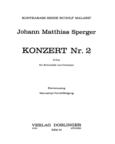 Concerto No. 2 in D major