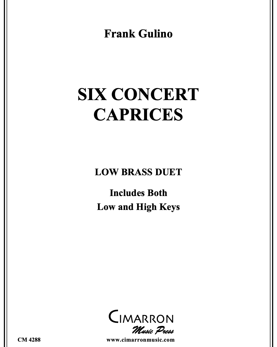 6 Concert Caprices