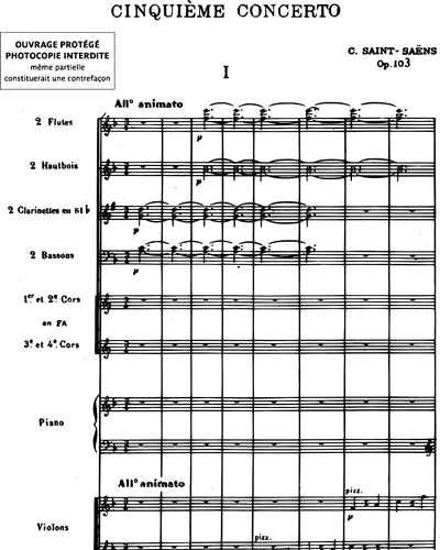 Piano Concerto No. 5 in F major, 'Egyptian'