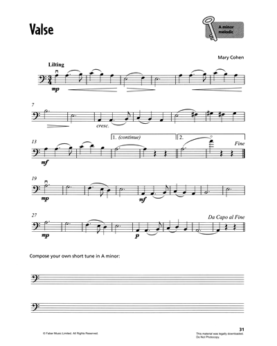 A Melodic Minor Scale/Valse