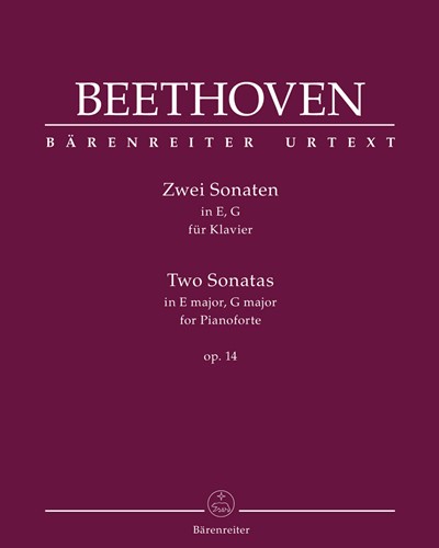Two Sonatas for Pianoforte E major, G major op. 14