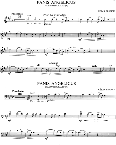 Panis Angelicus (in A)