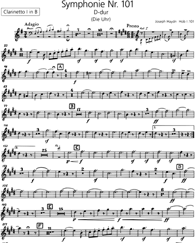 Clarinet in Bb 1 (Alternative)