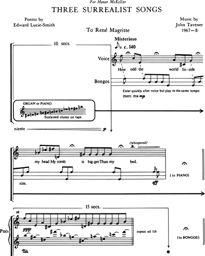 Mezzo-soprano & Tape & Piano/Bongos