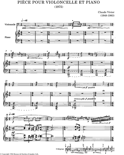 Piano Score