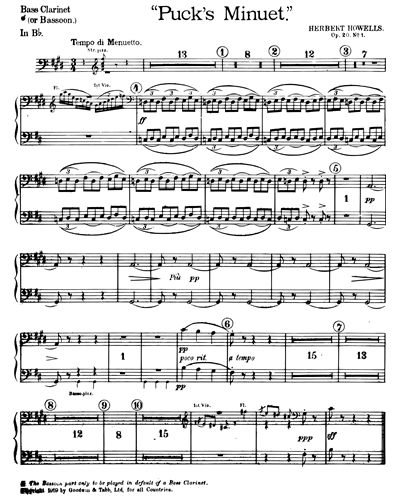 Bass Clarinet & Bassoon (Alternative)