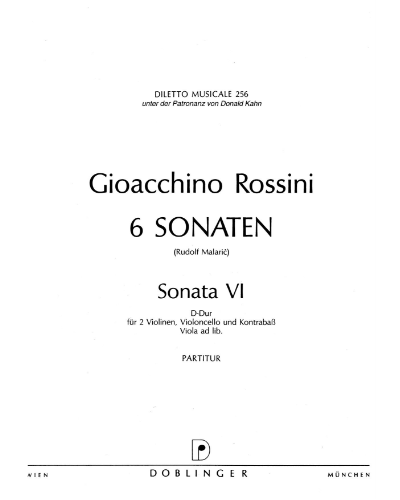 Sonata No. 6 in D major