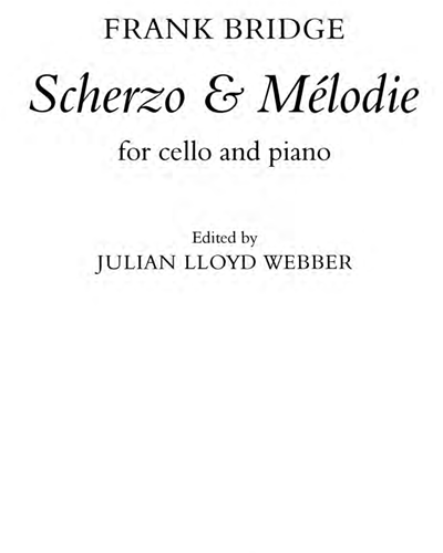 Scherzo and Melodie