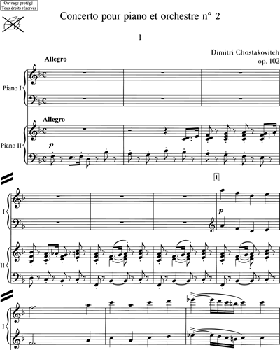 Concerto pour Piano et Orchestre No. 2, Op. 102
