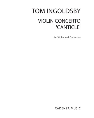 Violin Concerto 'Canticle'