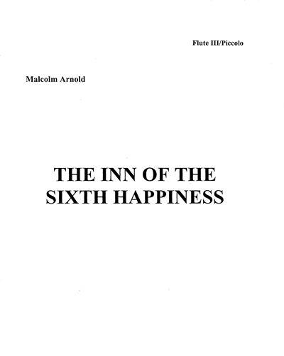 The Inn of the Sixth Happiness: Suite