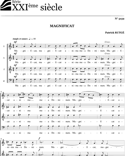 Magnificat - Rutgé - SATB