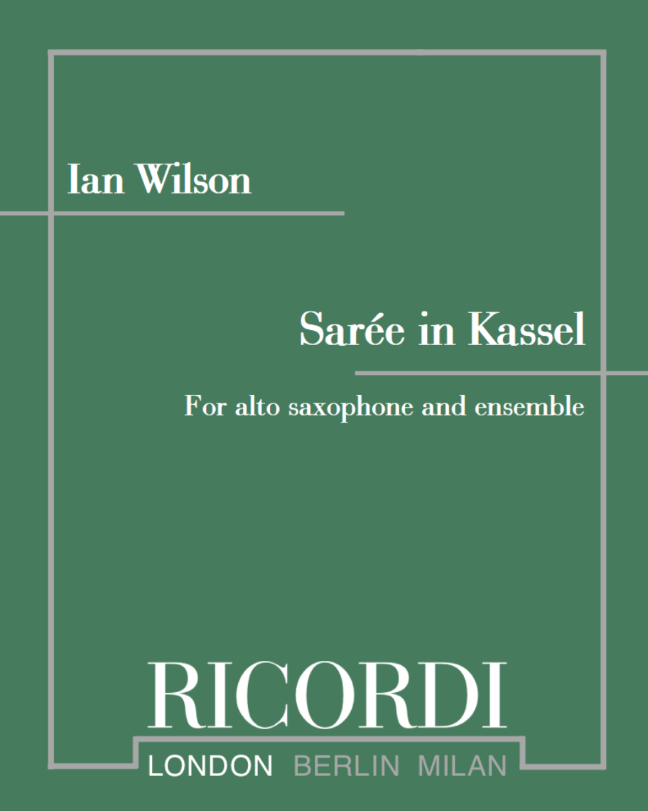 Sarée in Kassel - For alto saxophone and ensemble