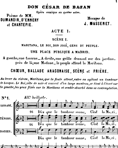 Opera Vocal Score