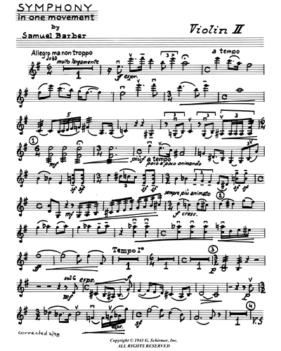 Symphony No. 1 in One Movement, Op. 9