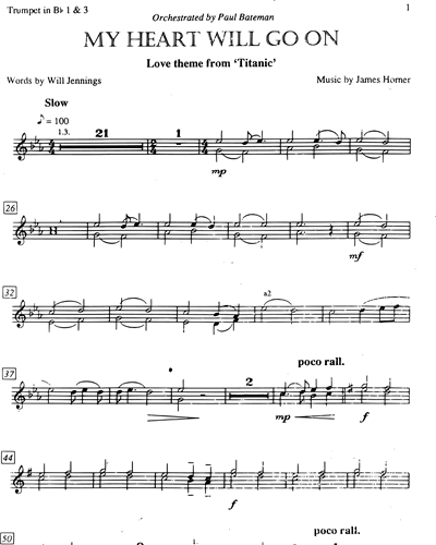 Trumpet 1 in Bb & Trumpet 3 in Bb