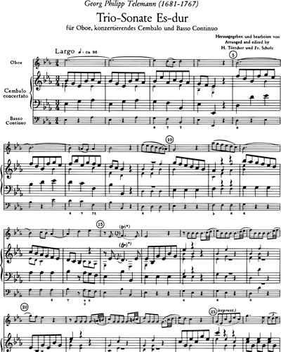 Trio Sonata in E-flat major