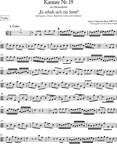 Kantate BWV 19 „Es erhub sich ein Streit“