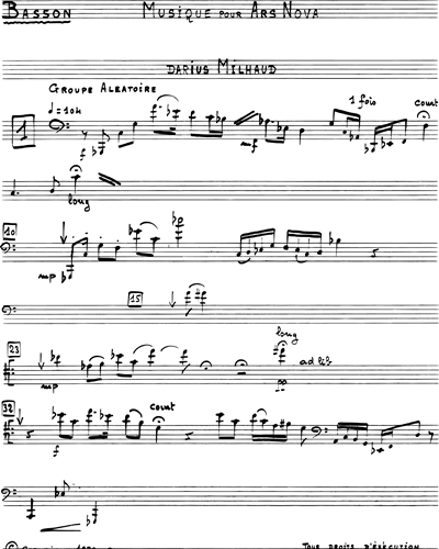 Musique pour Ars Nova Op. 432