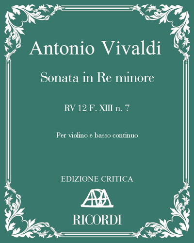 Sonata in Re minore RV 12 F. XIII n. 7