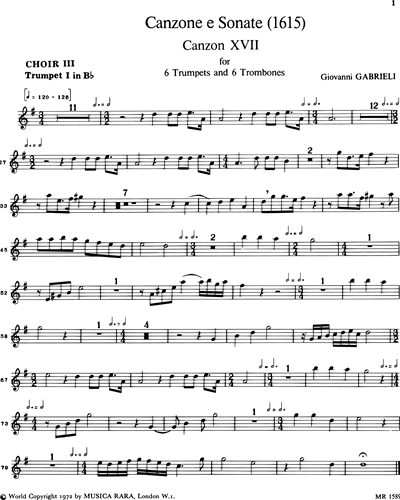 [Choir 3] Trumpet 1