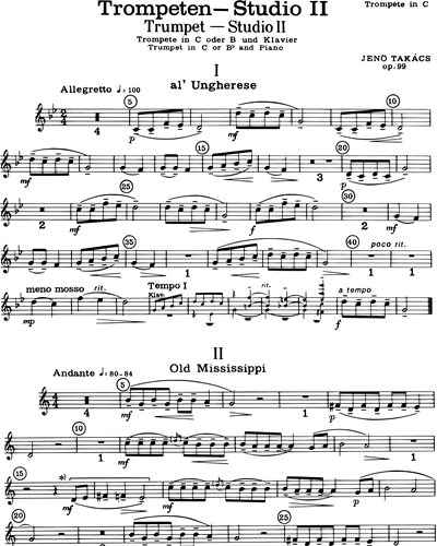 Trumpet Studio II, op. 99