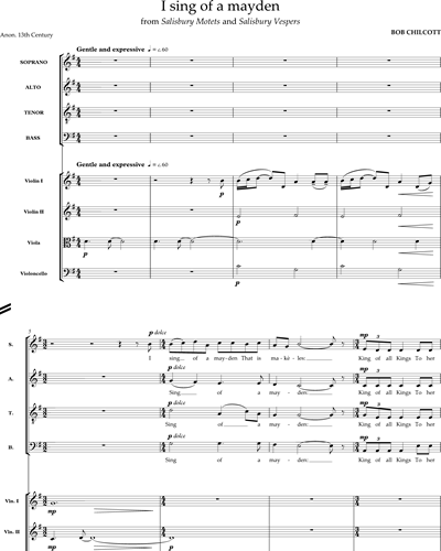 Full Score & Mixed Chorus