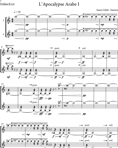 Violin 2 III-IV