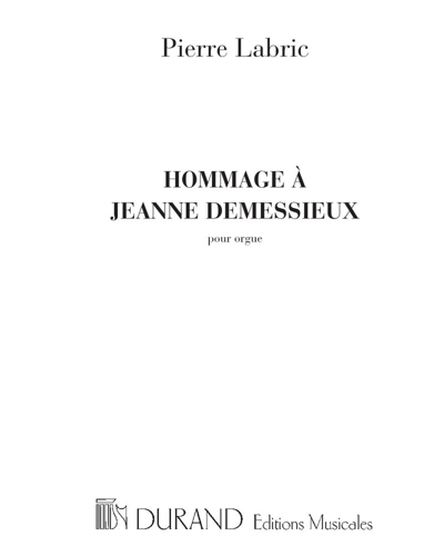 Hommage à Jeanne Demessieux