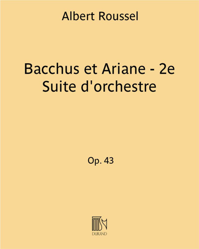 Bacchus et Ariane, Suite No. 2
