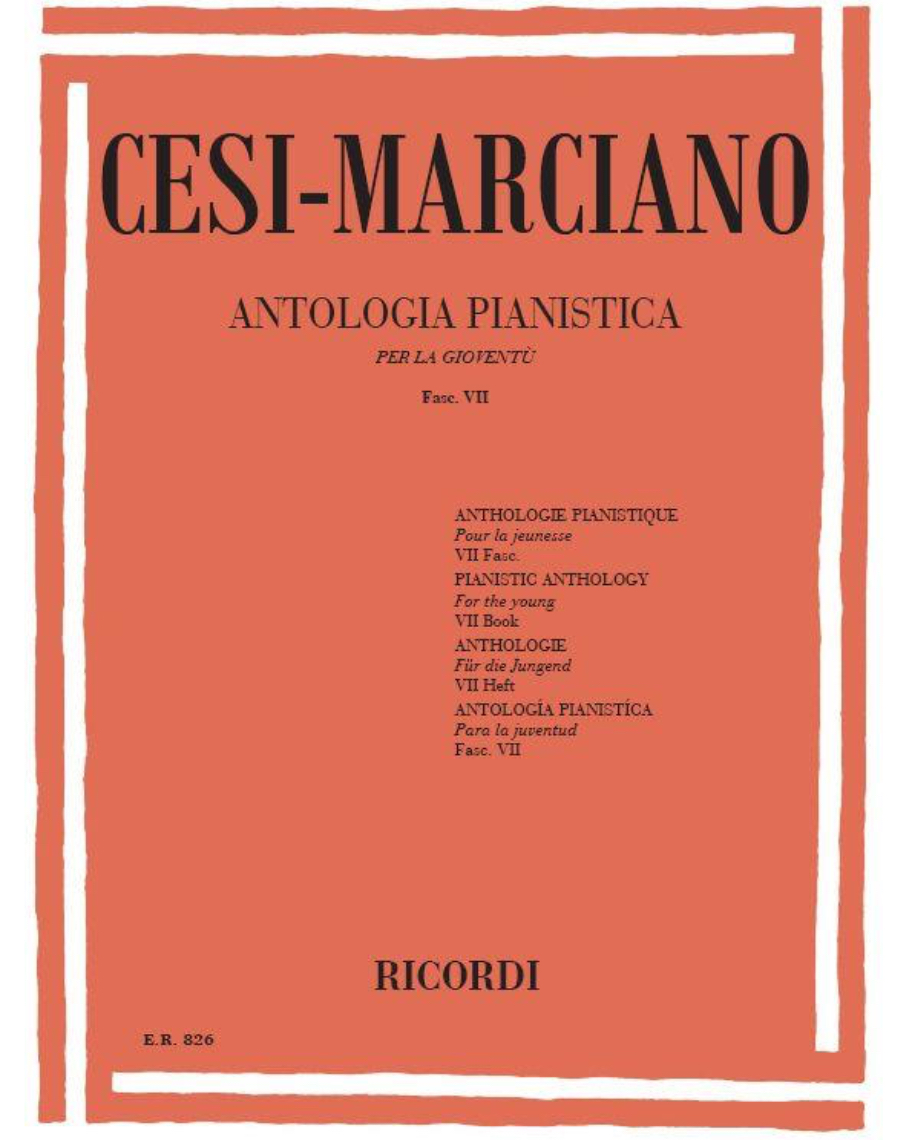 Antologia pianistica per la gioventù Fascicolo 7 Sheet Music by ...