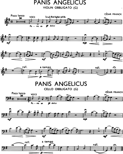 Panis Angelicus (in G)