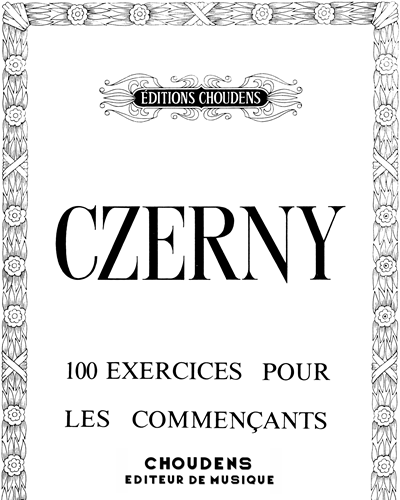 100 Exercices Pour Les Commençants Op. 139