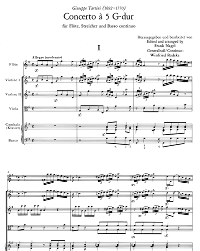 Concerto à 5 No. 2 in G major