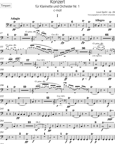 Clarinet Concerto in C minor, op. 26 No.1