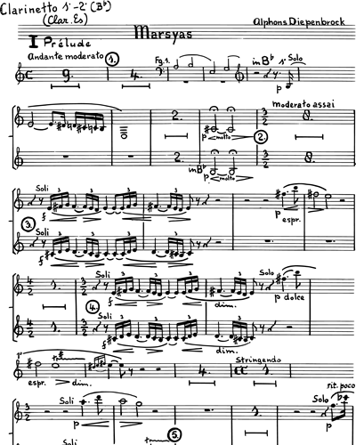 Clarinet in Bb 1 & Clarinet in Bb 2/Clarinet in Eb