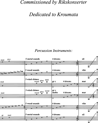 Percussion Score