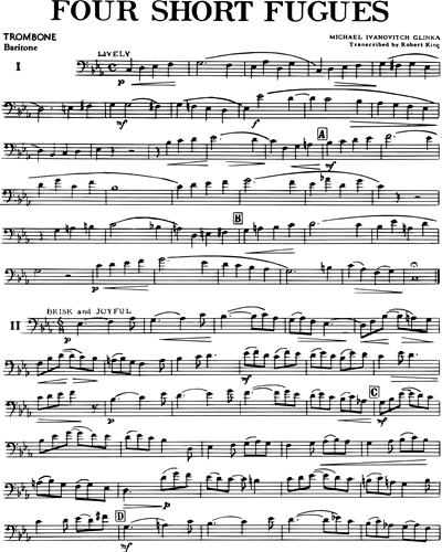 Trombone/Baritone Horn (Alternative)
